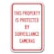 Signmission Safety Sign, 12 in Height, Aluminum, Video Surv - This Prop A-1218 Video Surv - This Prop - alternate 1